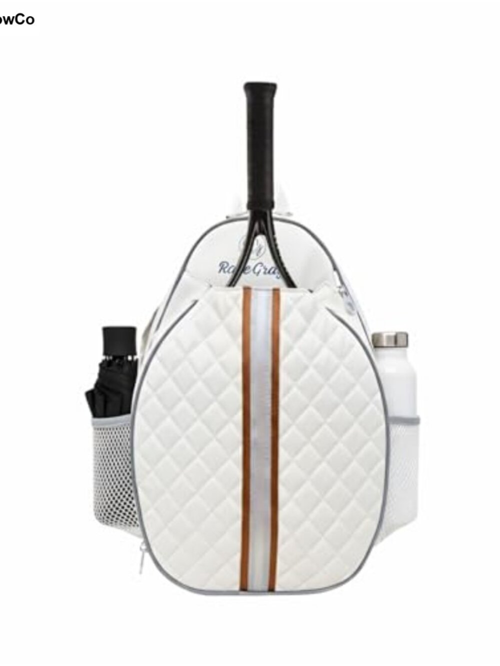 Tennis Racket Bag – Large Capacity Water-Resistant Polyester Sports Bag for
